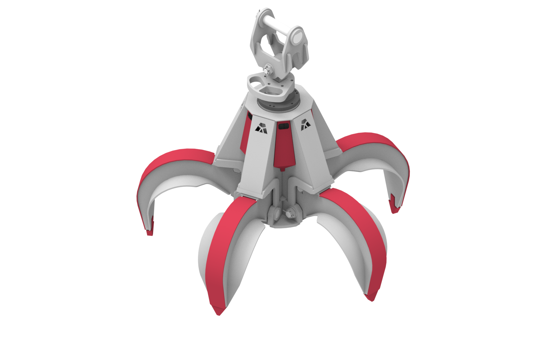 Hydraulic Orange-Peel Grab - Closed Position